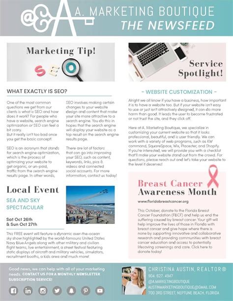 printed newsletter marketing service