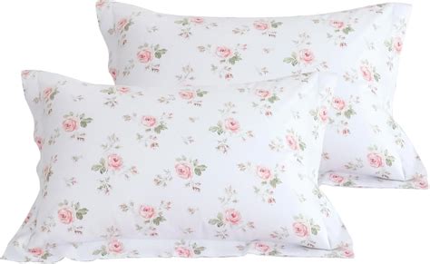 Printed Rose Pillow Cases