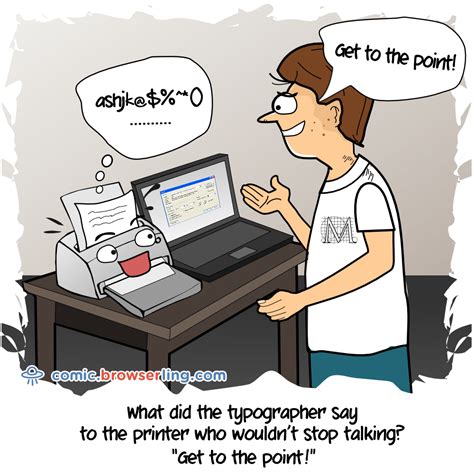 Printer Printer jokes and printing humor