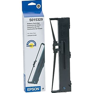 Epson S015329 Black Fabric Ribbon Cartridge for FX890 S015329