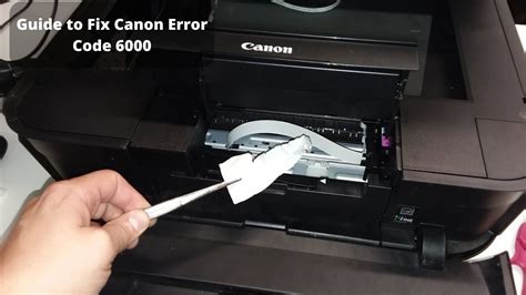 cara mengatasi printer canon error