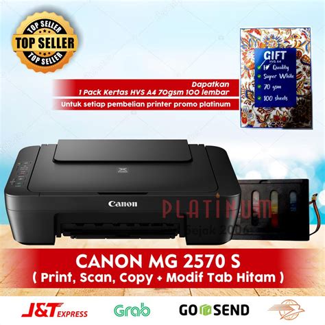 printer canon mg2570s tinta hitam