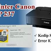 printer canon mp237 error 1700