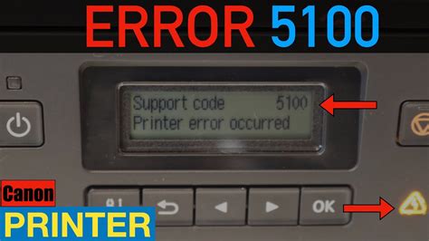 printer canon mp237 error 5100