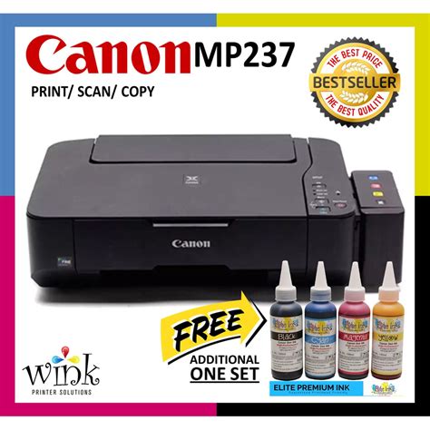 Problems with Canon Pixma MP237 printer