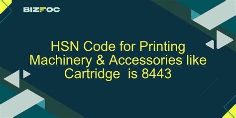 Printer Cartridge Hsn Code