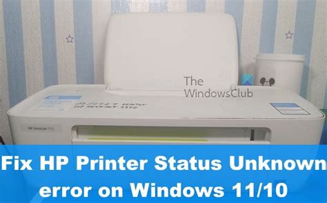 Printer Error In Status