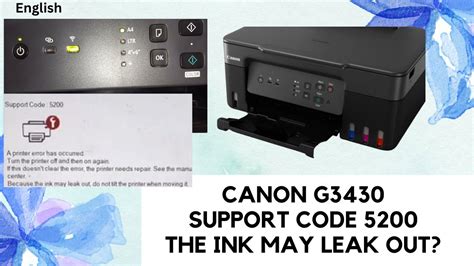 Printer Error Support Code 5200