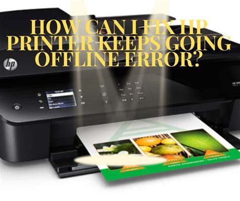 Printer Keeps Going To Offline