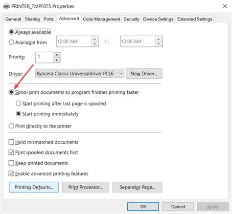 Printer Memory Allocation Failure