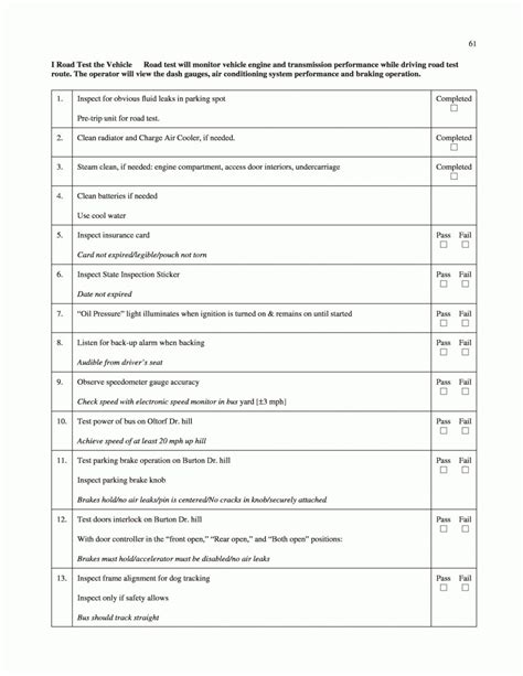 Printer Preventive Maintenance Checklist Template
