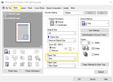 Printer Properties In Different Language