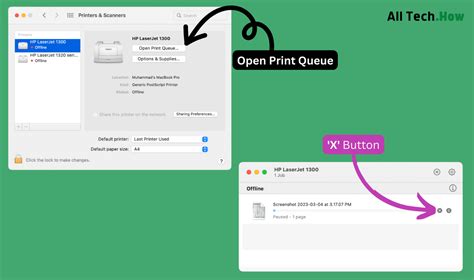 Printer Queue Not Printing