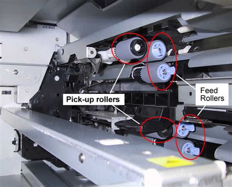 printer rollers and pathways