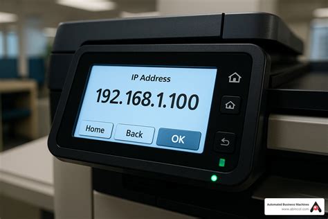 Printer Showing Ip Address Of 0.0.0.0