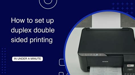 Printing In Duplex