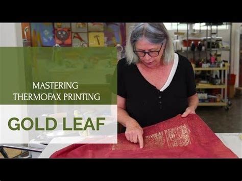 Printing On Gold Leaf