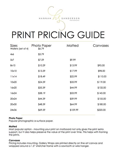 Printing Paper Cost