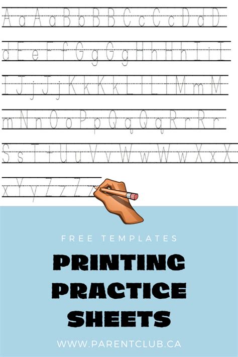 Printing Practice Free Printable