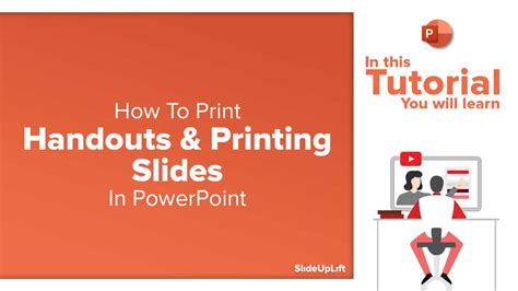 Printing Slides Or Handouts