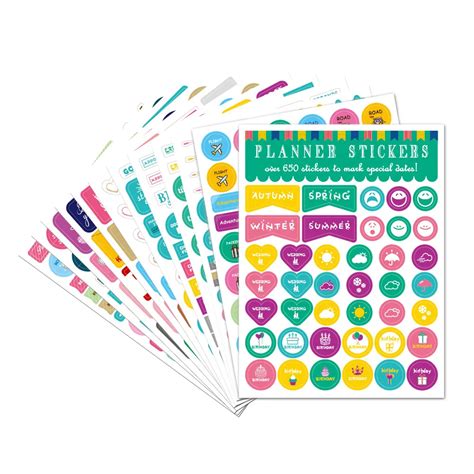 Printing Stickers Planner