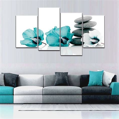 Prints For Bedroom Teal