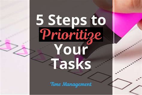 Prioritizing Tasks