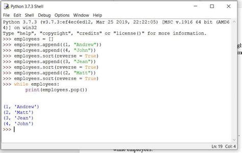 priority queue python example