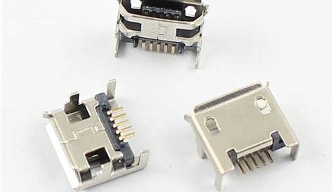 Prise Mini Usb Femelle A Souder Connecteur à Micro USB Type B / Female