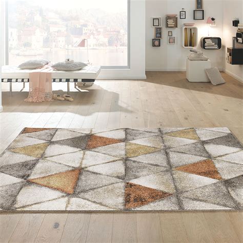 Teppich Prisma Kunstfaser Braun 200 x 290 cm, Top Square von