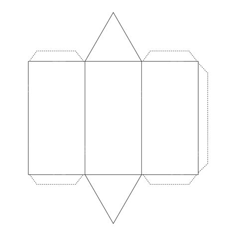 Triangular prism Royalty Free Vector Image VectorStock