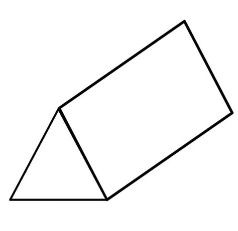 Dibujo De Prisma Triangular Para Colorear Ultra Coloring Pages