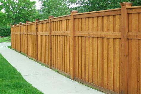 Backyard privacy fence. Style is picture frame board on board with