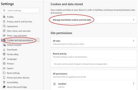 ブラウザのプライバシー設定とCookie管理画面のイメージ