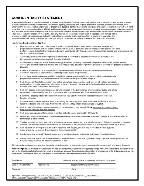 privacy statement example pdf
