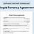 private residential tenancy agreement template