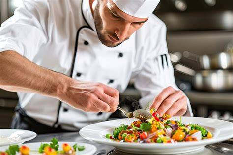 private chef preparing meal