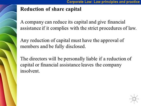 private company reduction of share capital