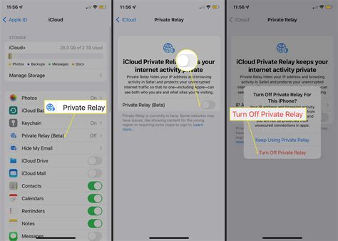 Private Relay Switch Off