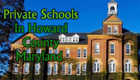 private schools in maryland