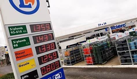 Carburant prix coûtant Leclerc juillet 2018 (dernier week-end du mois)