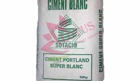 EQIOM CIMENTS Ciment blanc CEM II/BLL 32,5 R CP2 sac