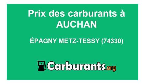 Station essence AUCHAN à Epagny MetzTessy, prix des