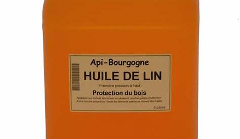 Huile De Lin Bidon De 5 L Api Bourgogne