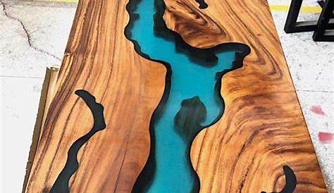 Prix Resine Epoxy Bois Table En Récupérée En Résine époxy Etsy