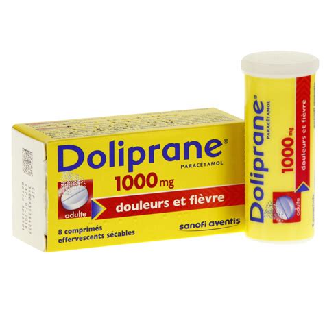 prix du doliprane 1000 mg