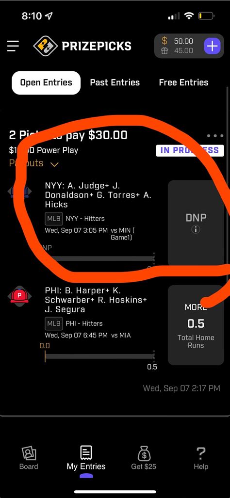 prizepicks dnp rules