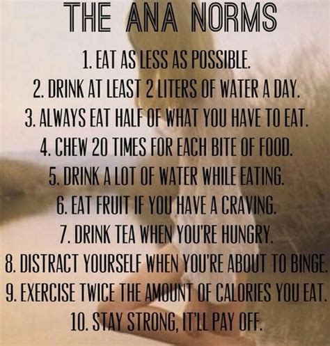 Pro Ana Quotes: Devastating Impact