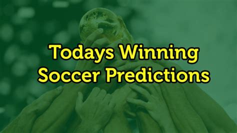 pro soccer predictions for today
