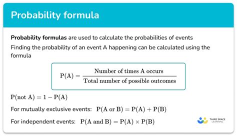 probability and formula